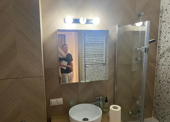 Διαμέρισμα Centre Airport Boutique Designer Bath, 3-4 Days Offer, Kitchen, Balkony, Aircon Βαρσοβία