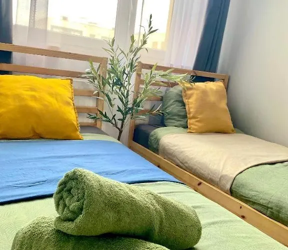 דירה Centre Airport Boutique Designer Bath, 3-4 Days Offer, Kitchen, Balkony, Aircon